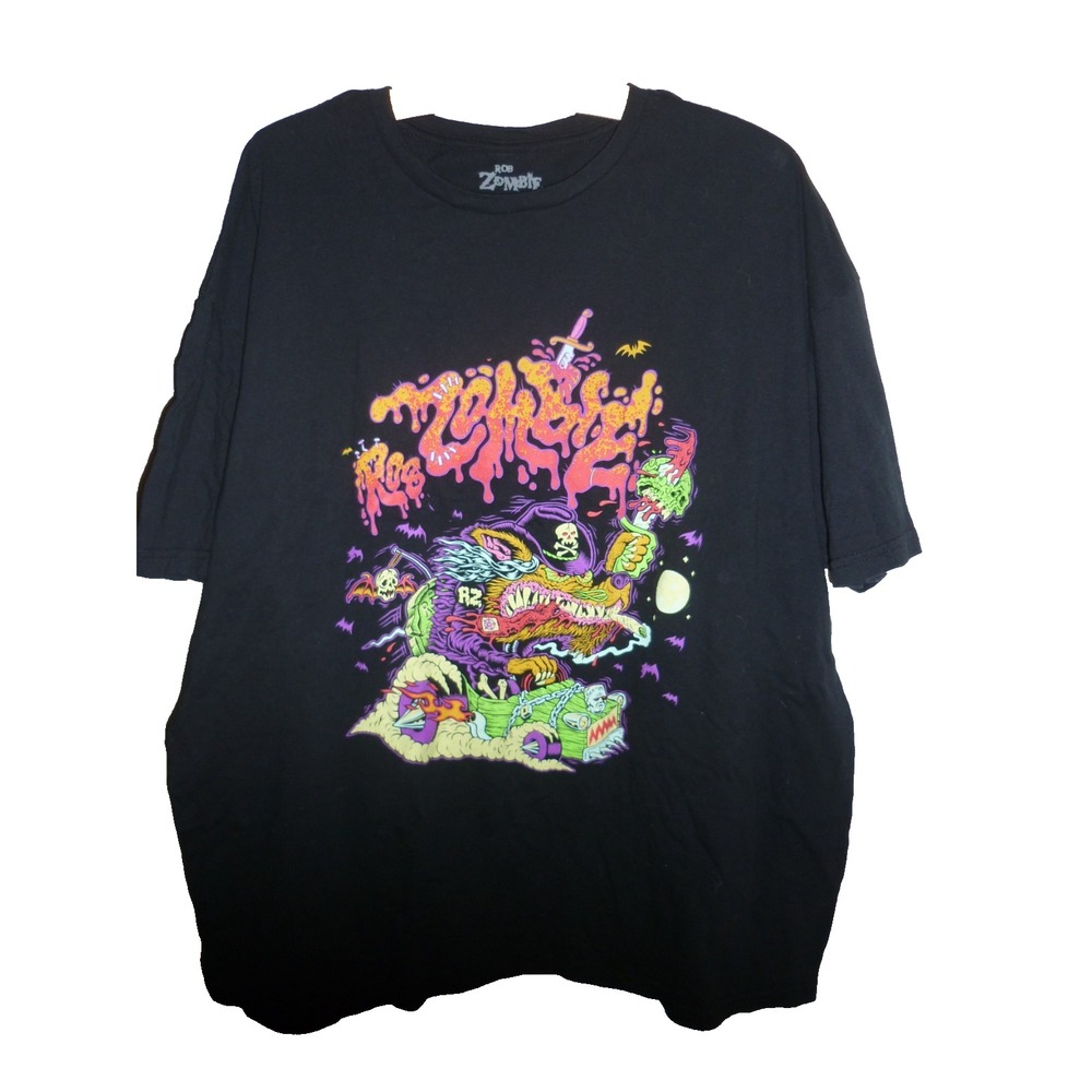 Rob Zombie Freaks On Parade 2023 ‎ Tour Shirt Crush Kill Destroy XXL 2XL